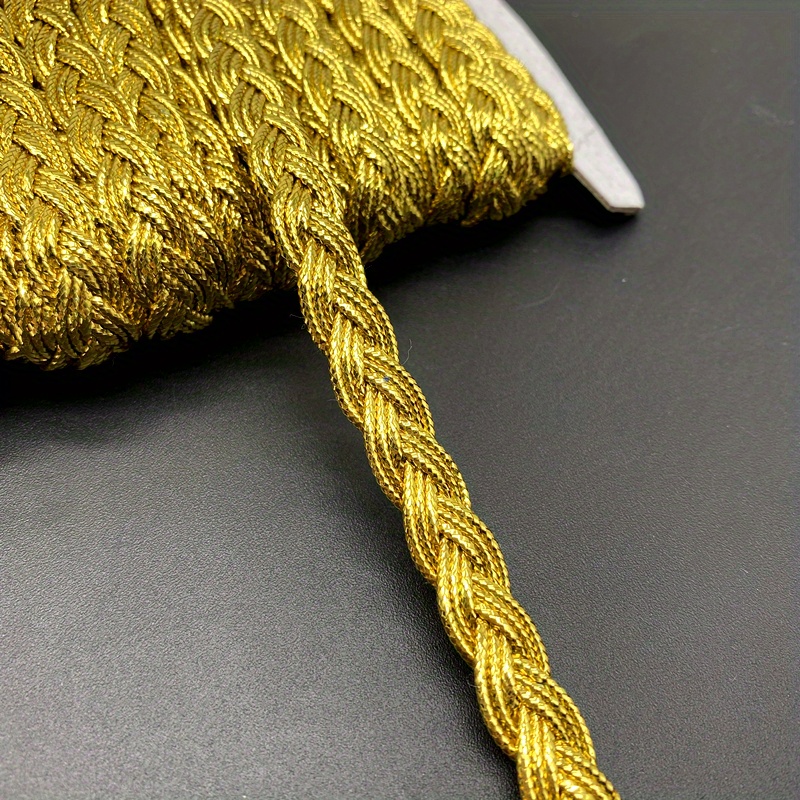 Image of 12mm Golden Color Lace Ribbon Trims For Stage Performance Party Cosplay Wedding Clothes Diy Sewing Garments Accessories