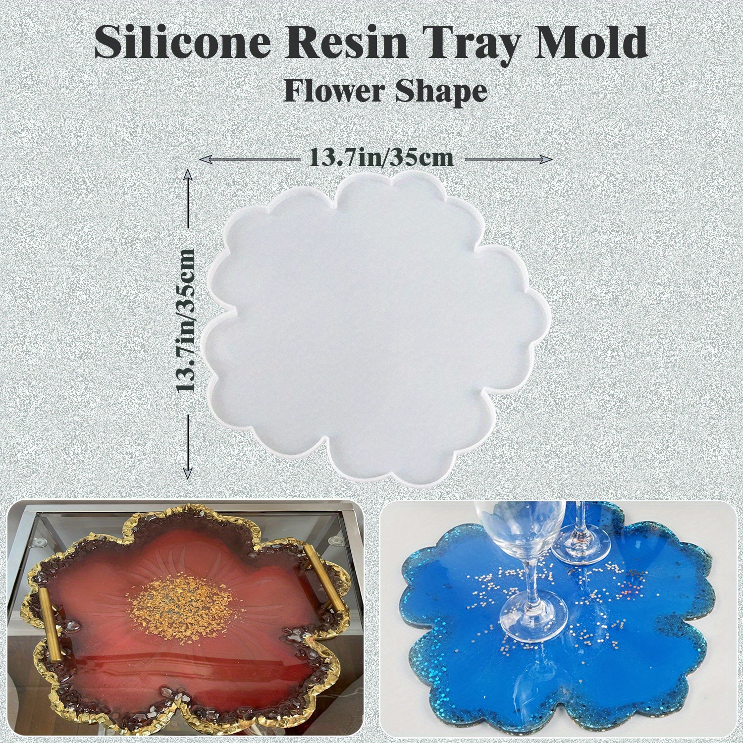 12 Styles Silicone Tray Molds, Handle Molds For Resin Casting, Epoxy Resin  Handle Molds For Serving Board, Agate Platter, Jewelry Tray, Cabinet  Cupboard, Home Decor - Temu Mexico