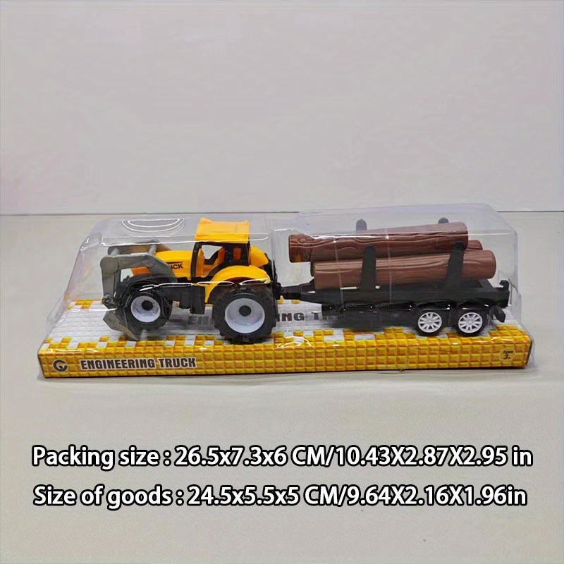 Children's Toy Dump Truck, Wood Hauler Set
