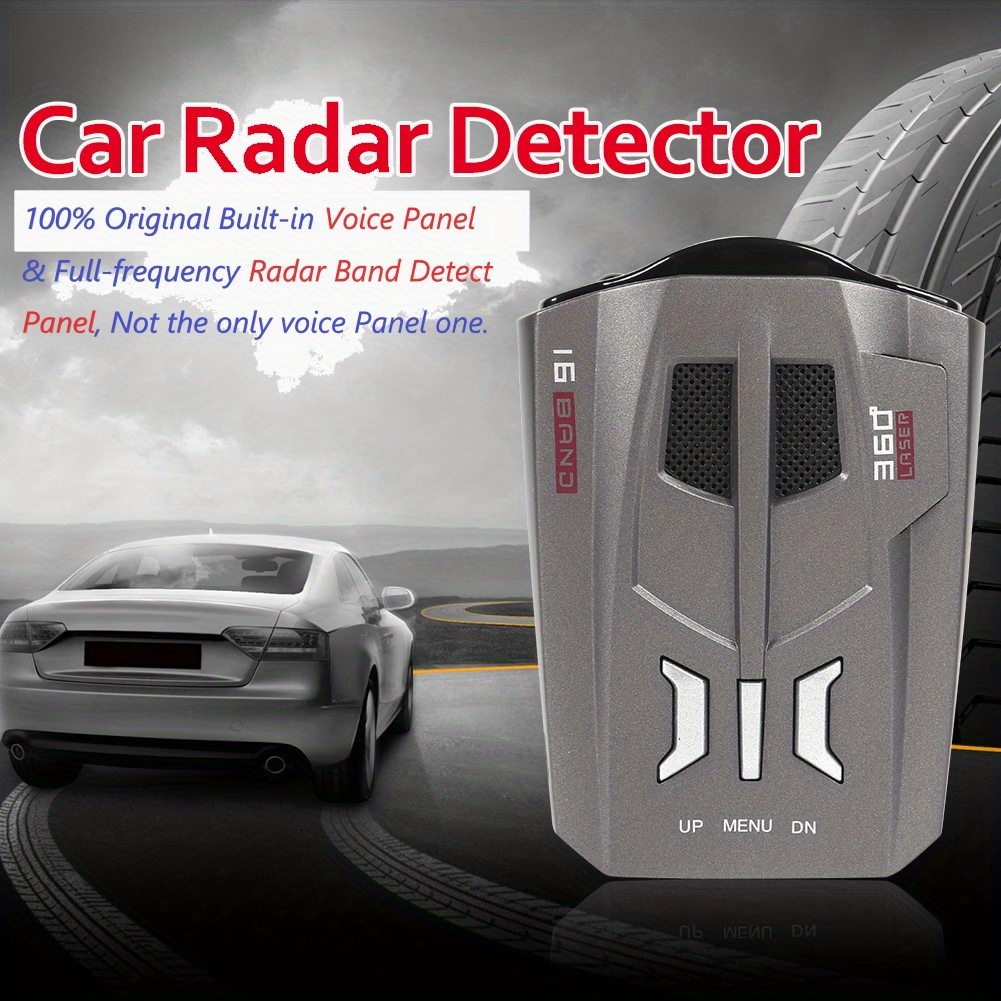 v9 speed detector ultimate car radar detector with voice prompt led display 360 detection details 0
