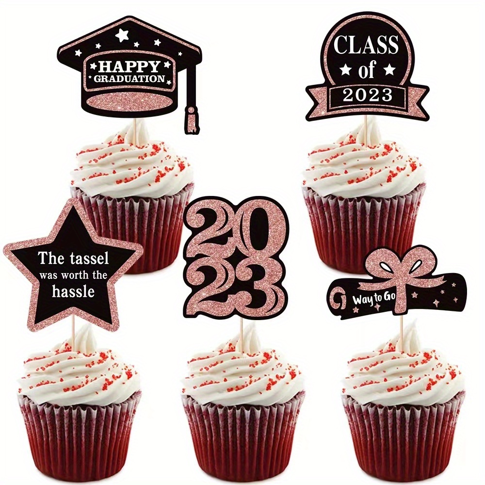 2023 Graduation Season Cake Decoration Insert Graduation - Temu