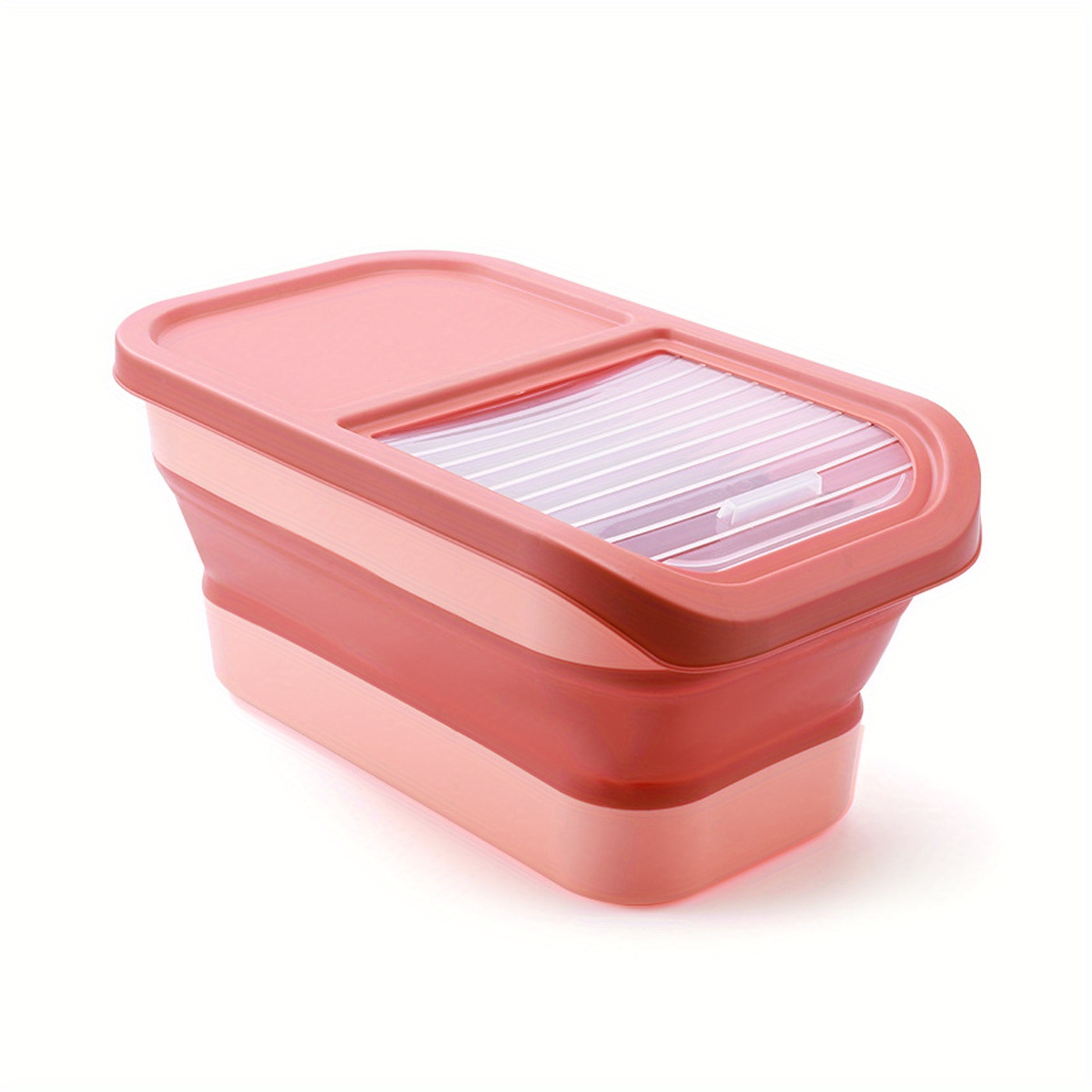 Rice Bucket With Measuring Cup Large Capacity Cereal - Temu