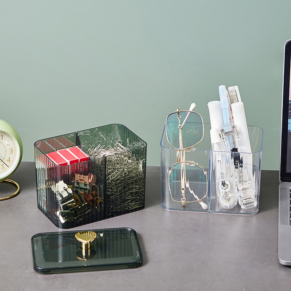 Office Stationery Storage Office Desk Accessories Makeup Temu