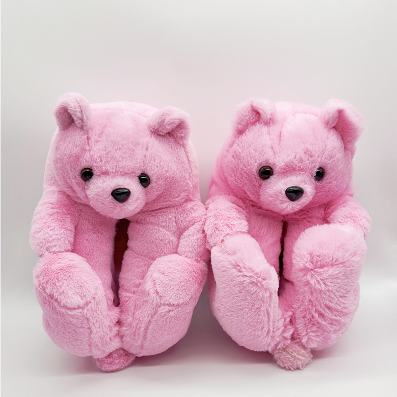 Anime Cozy Slides Bear Plush Comfy Slippers