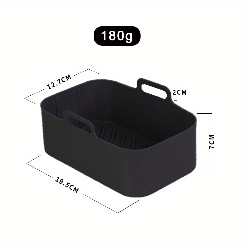 Air Fryer Silicone Liners Rectangular For Ninja Foodi Dual Dz201 8qt/dz090  6qt, Mmh Reusable Airfryer Pot Replacement Baking Tray Basket Insert,  Non-stick, Easy Cleaning, Food Safe, Gray - Temu New Zealand