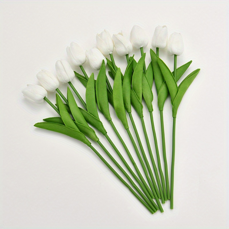 5/10/20pcs Fiori Tulipani Artificiali, Tulipani Real Touch Bouquet