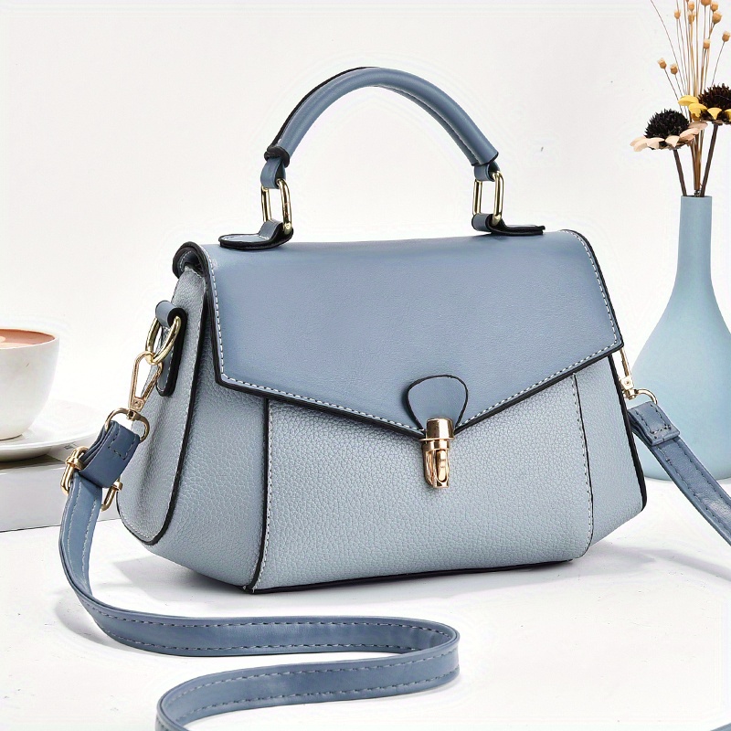 Elegant Simple Square Shoulder Bag All Match Satchel Bag Stylish