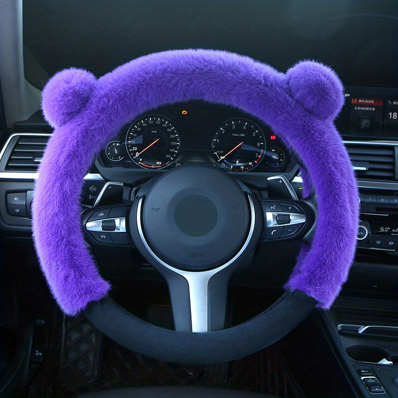 Light purple deals steering wheel cover