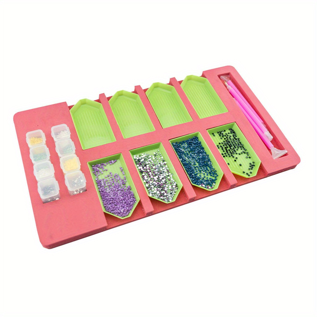 Multifunctional Painting Tool Storage Tray Tray Diamond - Temu