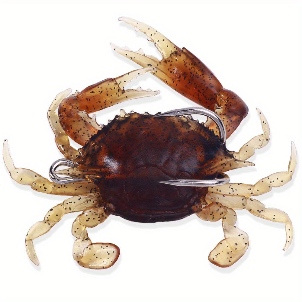 Zaqw Crab Lure, Artificial Crab, Fishing Crab Bait, Soft Durable For Freshwater Fishing Fishing Not Easily Deformed
