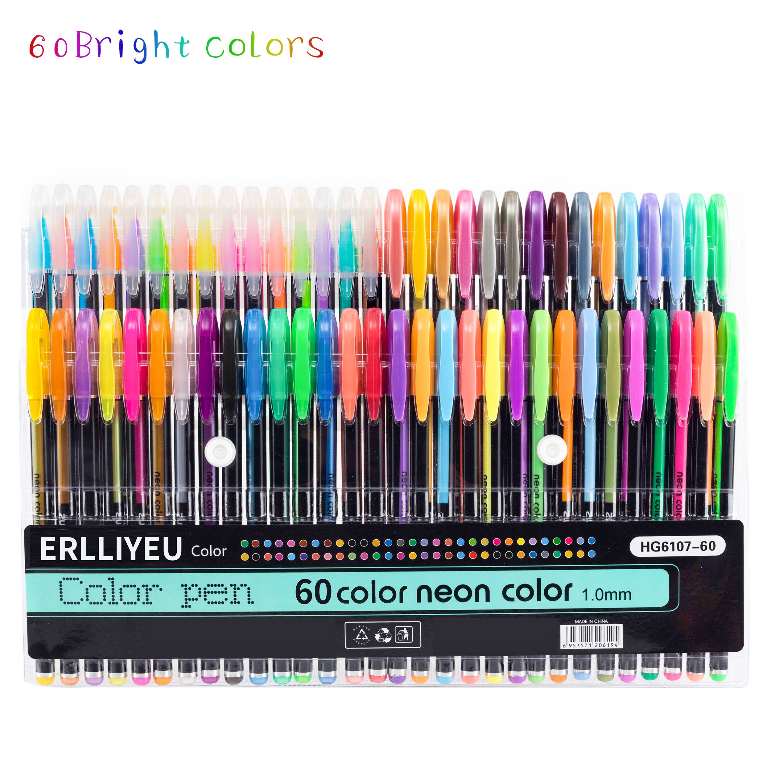 Gel Pens Set Colored Pen Fine Point Art Marker Pen 60 Unique - Temu