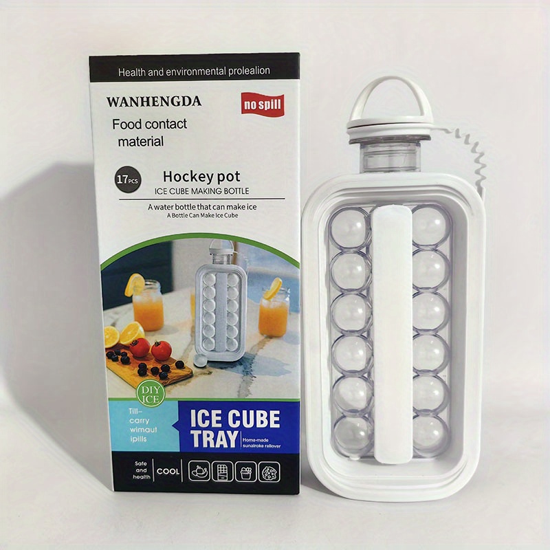 Ice Sphere Pot 2 in 1 Ice Grid Mold Ice Making Water Bottle - Temu