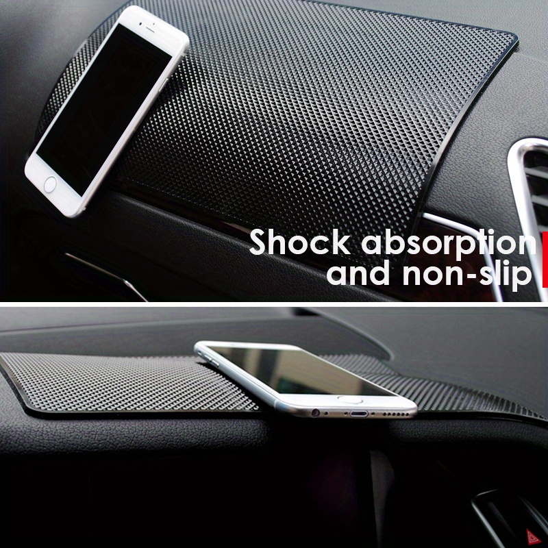 Car Dashboard Non-Slip Sticky Mat Phone Key Holder Non-Slip Mat Magic  Anti-Slip Pad Adhesive Mat Car Sticker For BMW Car Accessories (200mm X  130mm)