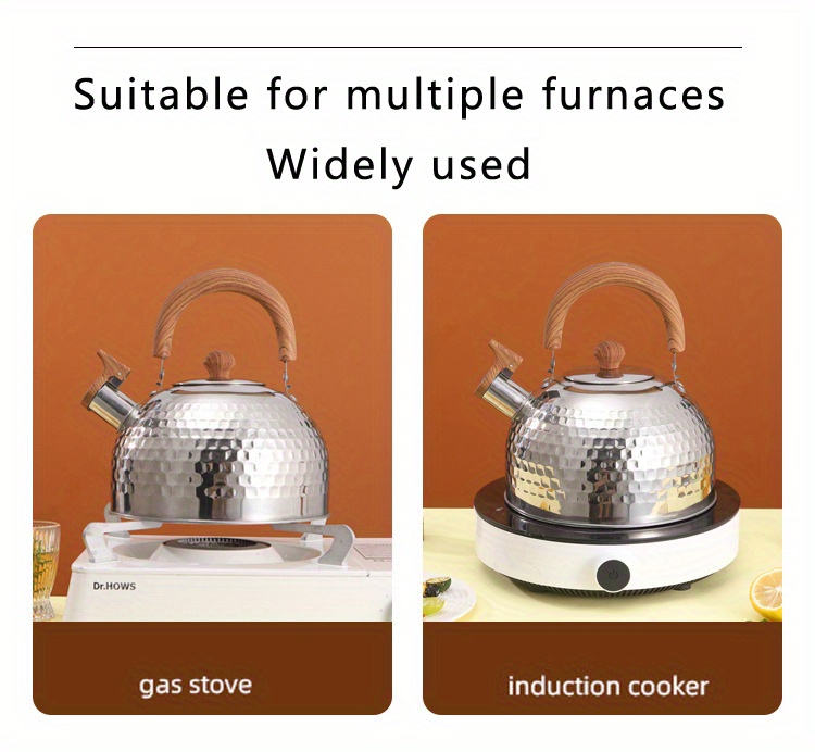 Tea Kettle Stainless Steel Whistle Kettle Reusable Kettle - Temu