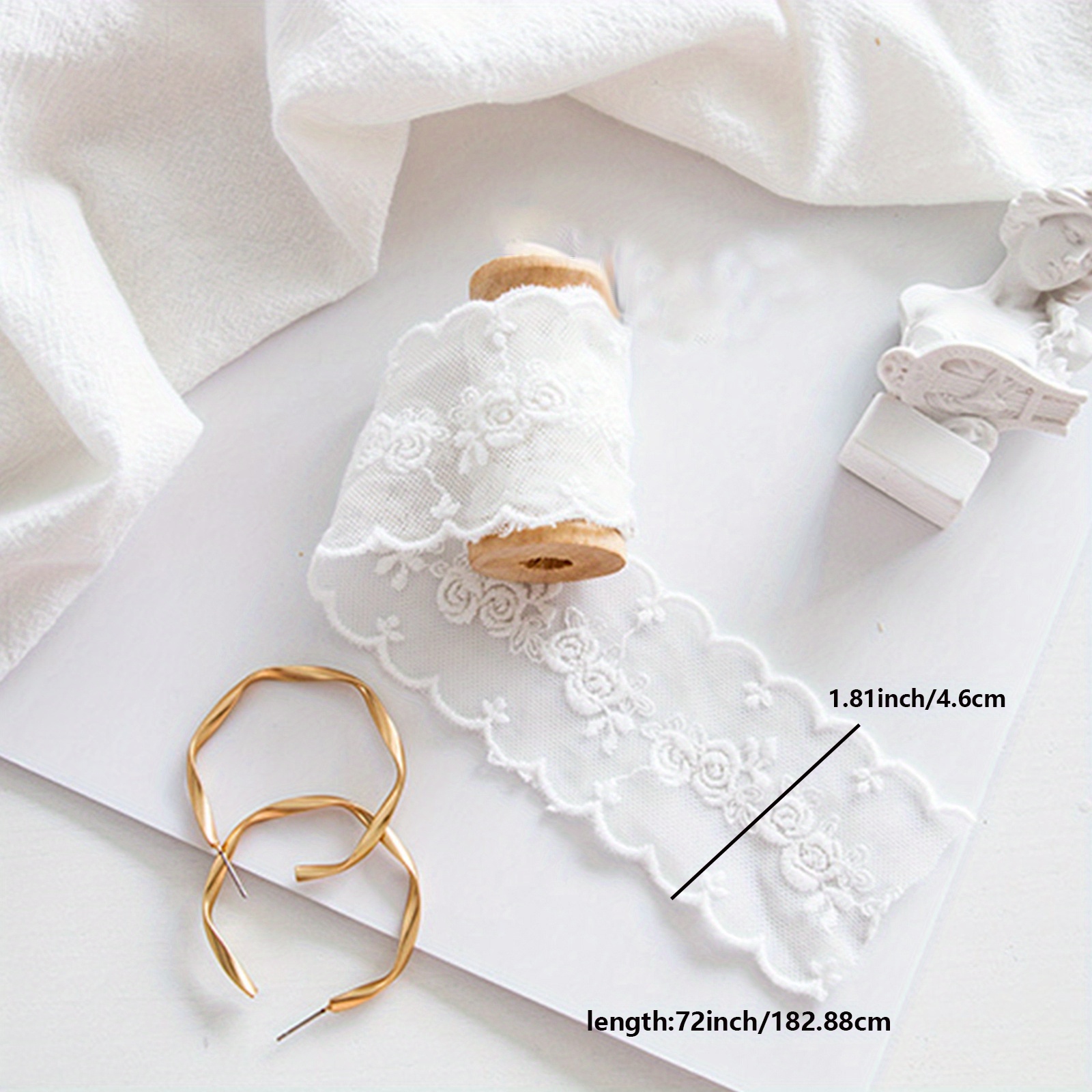 Ribbon - Lace Ribbon - Embroidery Lace - Packaging Decor