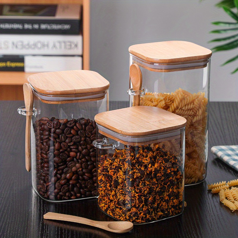 Pebbly Storage Jar with Spoon - Interismo Online Shop Global