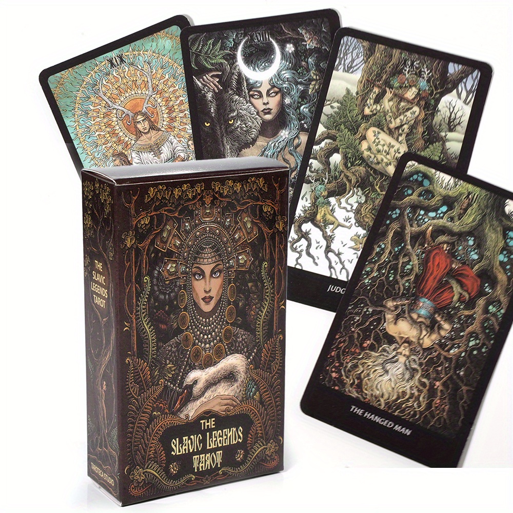 The Slavic Legends Tarot 78 Deck For Beginners Fortune Telling Game ...