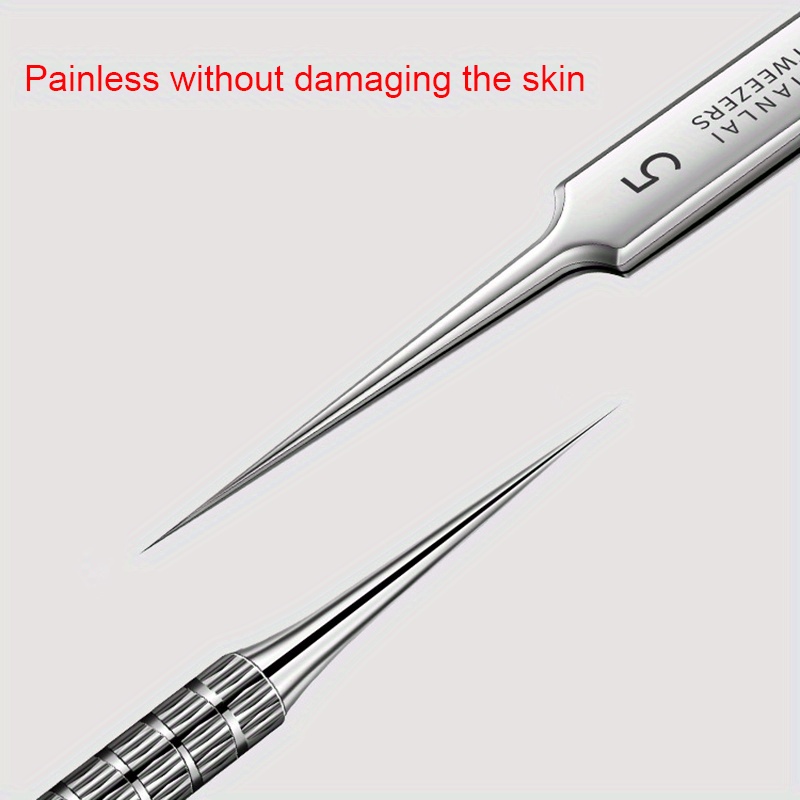 3 Piece Precision Blackhead Remover Tweezers Set Professional Pimple