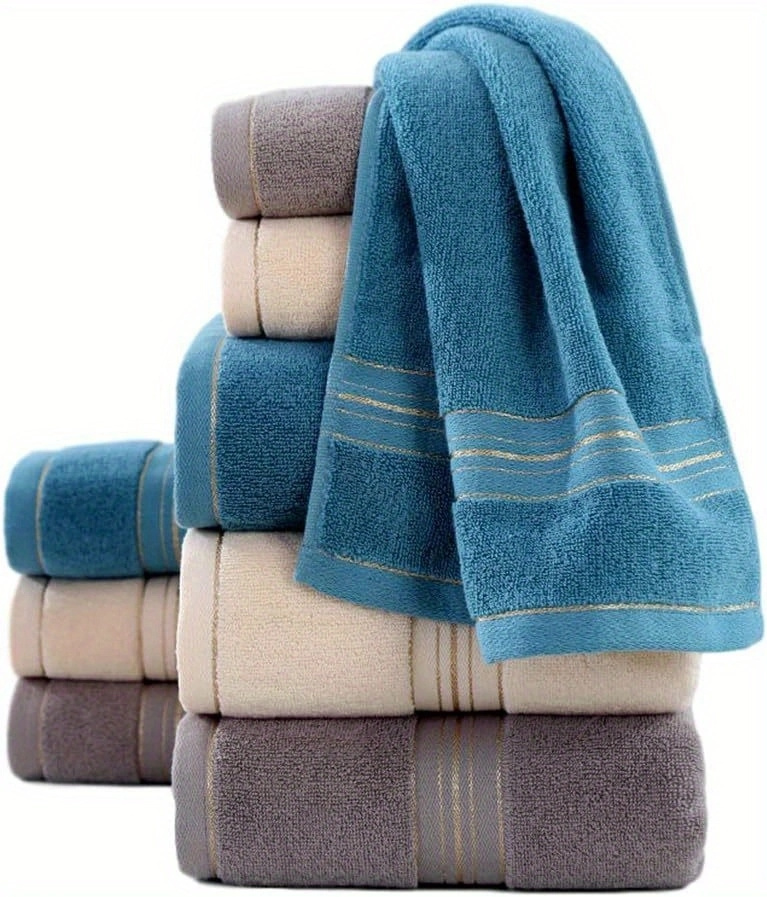Cotton Hand Towel Bath Towel Set, Spa Or Bathroom Towel, 1 Bath Towel & 2  Hand Towels, Machine Washable, 450gsm Thick Plush, Bathroom Towel With High  Water Absorption, Super Soft - Temu