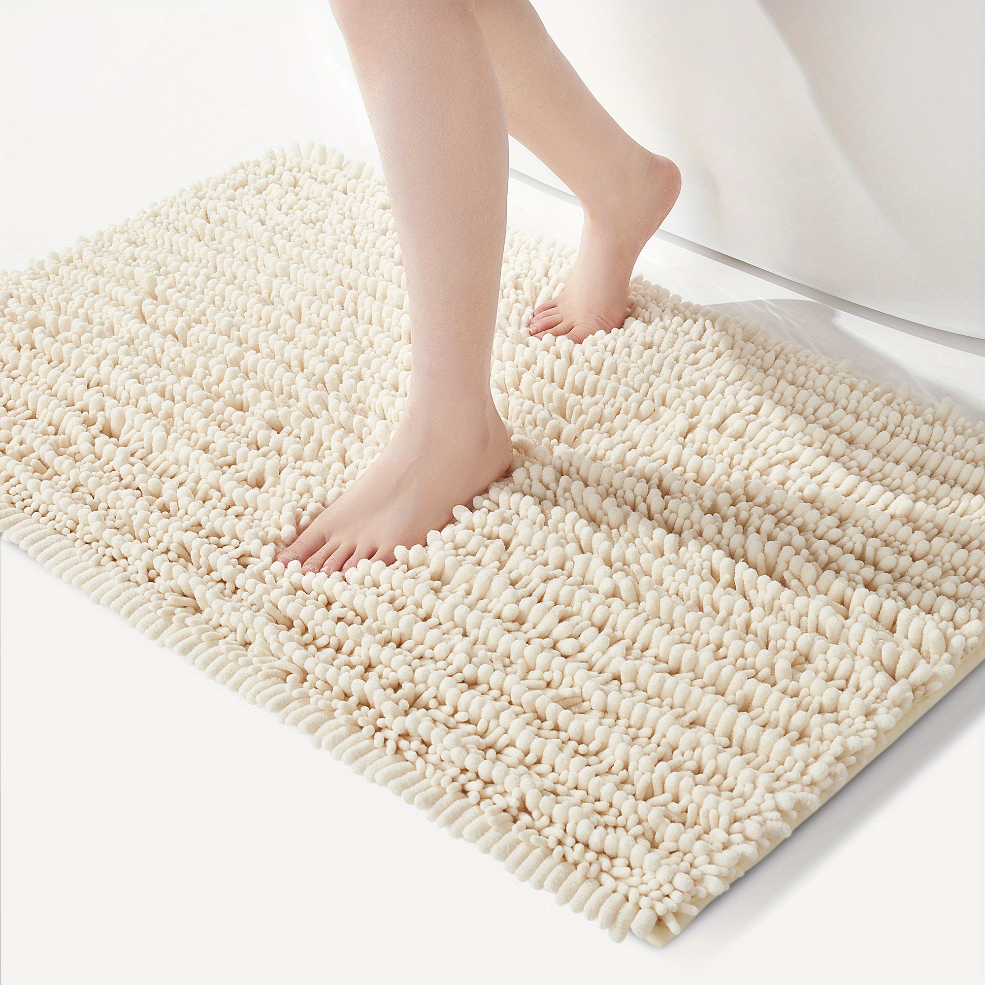 Natural Cotton Bath Mat