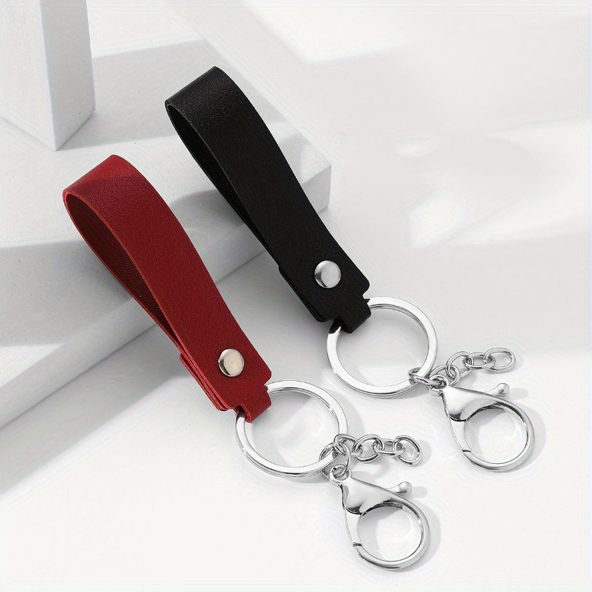 Pu Leather Car Keyrings Accessories