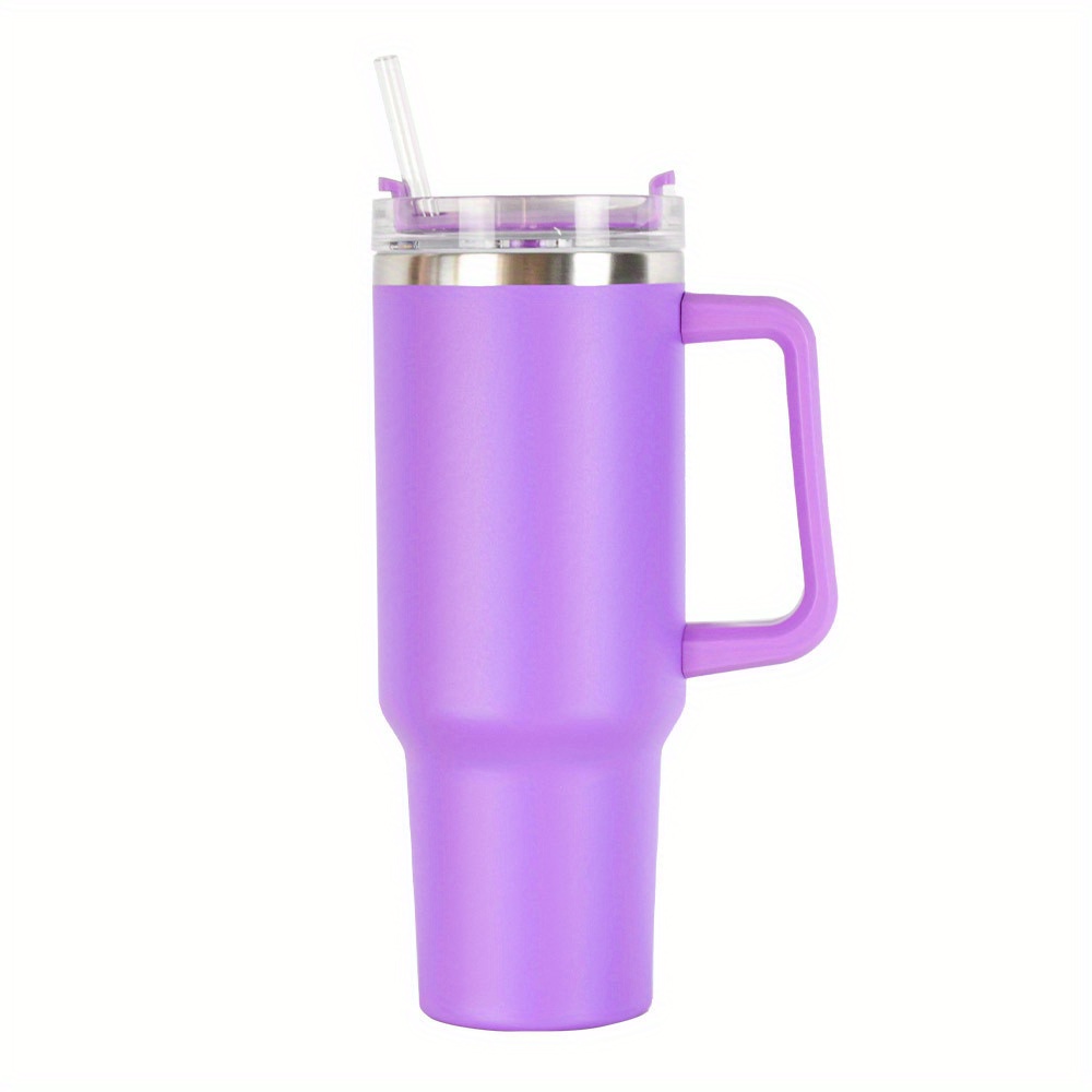 Handle Insulated Cup- True Purple (40oz) – The Silver Strawberry