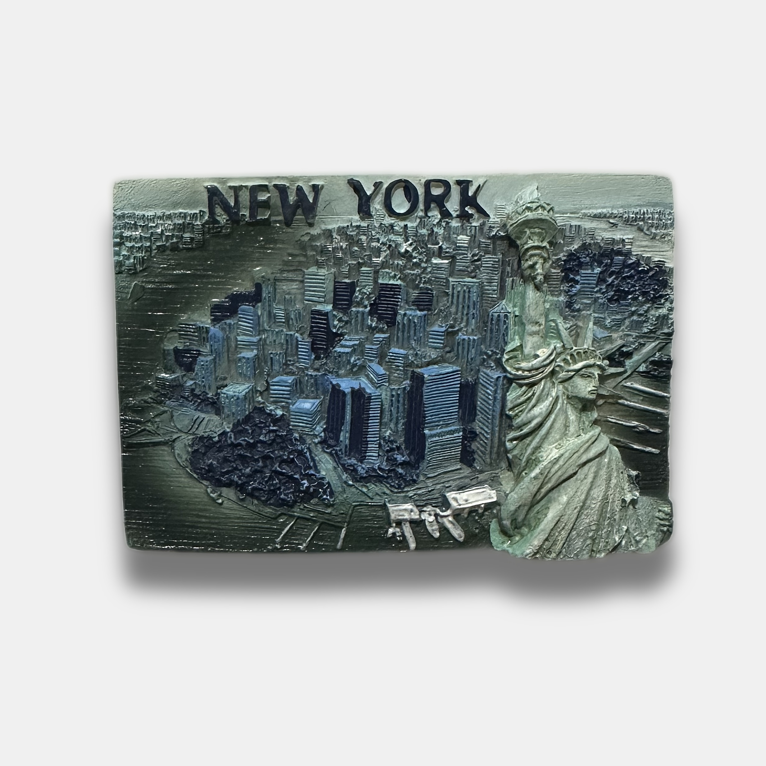 Printtoo Wood Engraved New York King Kong Fridge Magnet
