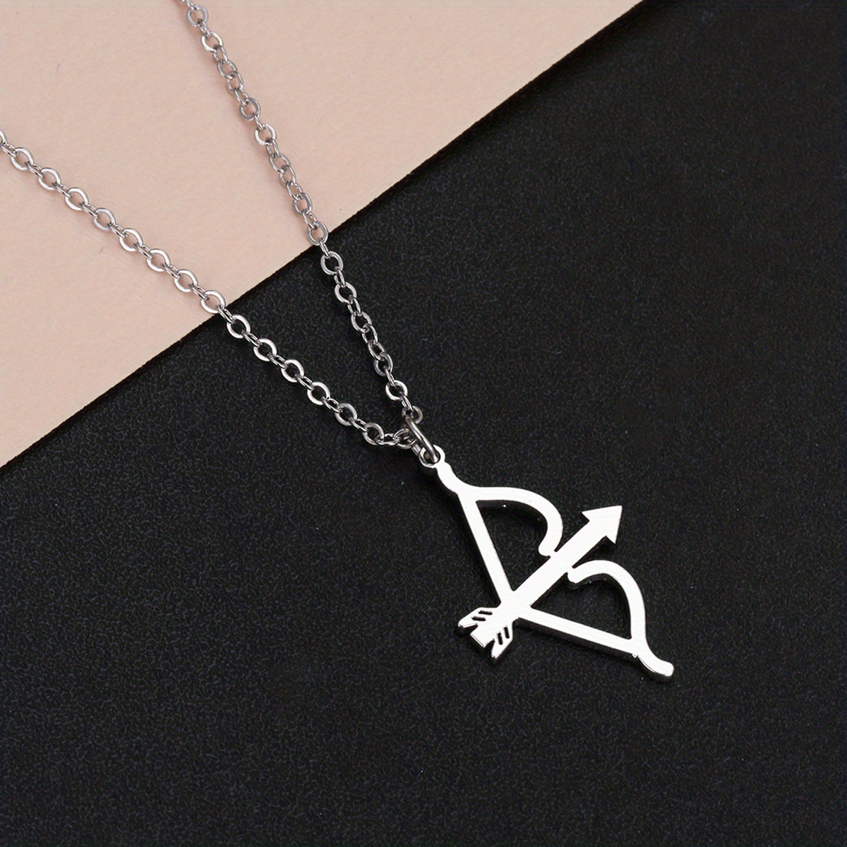 Bow and hot sale arrow pendant