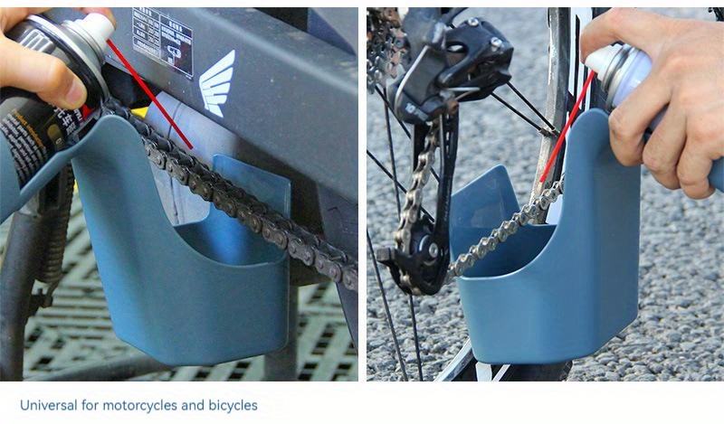 Motorcycle Bike Chain Oil Storage Tool Box Chain Cleaning Oil Splash-Proof  Tool Chain Cleaning Agent Chain Oil Anti-spray Tool