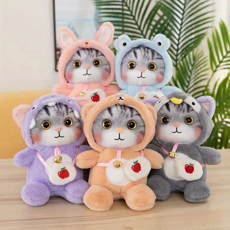 Transformed Cat Doll: Cute Cat Penguin Plush Stuffed Animal - Temu