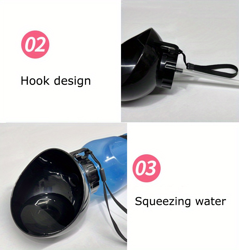 Portable Leak proof Dog Water Bottle Travel Foldable Easy Temu