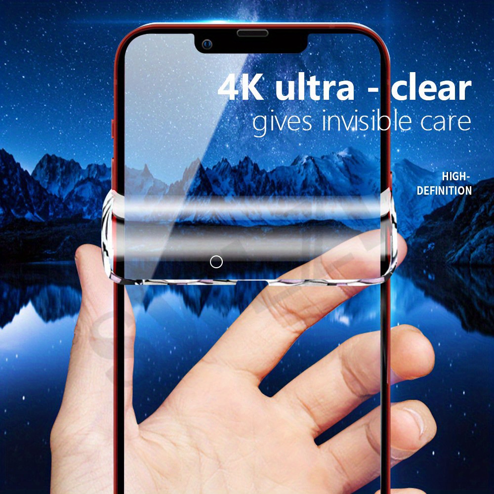 4 Uds película de hidrogel cubierta completa para iPhone 11 12 13 14 Pro  Max Protector de pantalla para iPhone 14 8 7 Plus XR XS MAX Protector de  pantalla – Los mejores productos en la tienda online Joom Geek