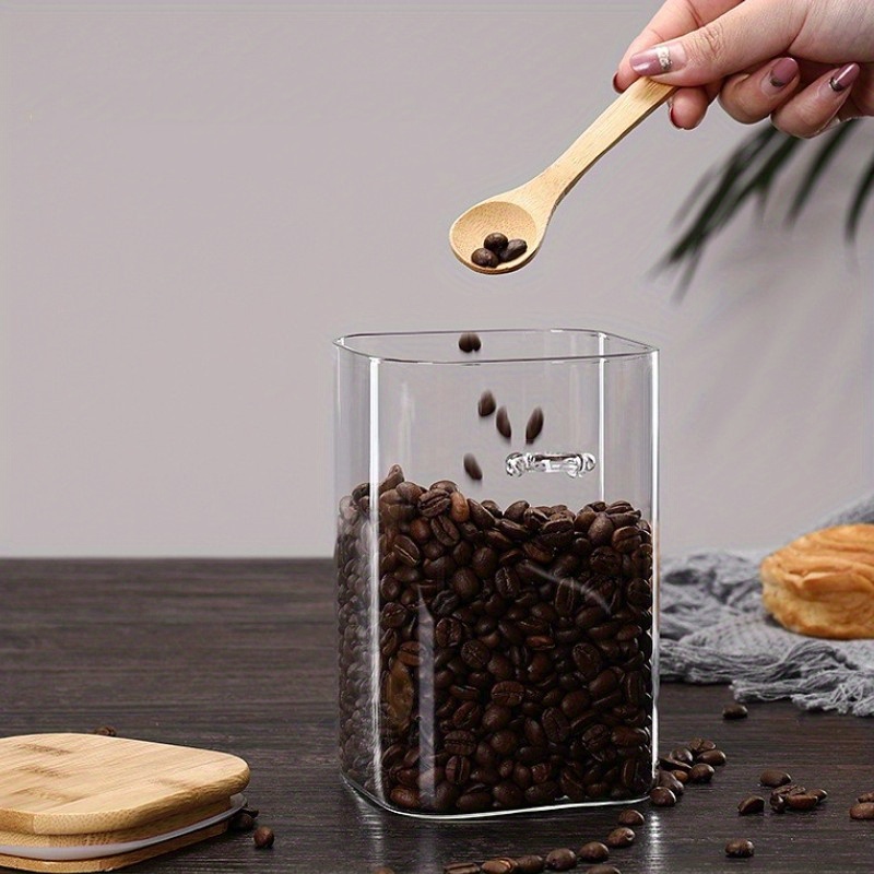 Glass Jam Set With 3 Glass Jars And Spoons On A Wood Stand, 1 - Fred Meyer