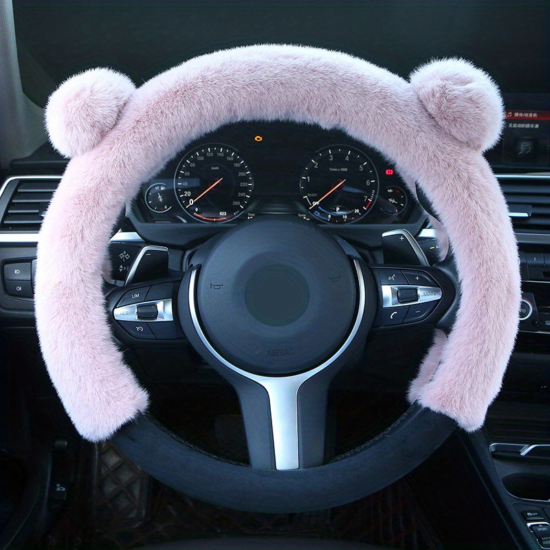 Coprivolante Invernale In Peluche Decorazione Interna Per Auto Universale  Copri Maniglia Per Auto Invernale Per Capelli Corti - Temu Italy