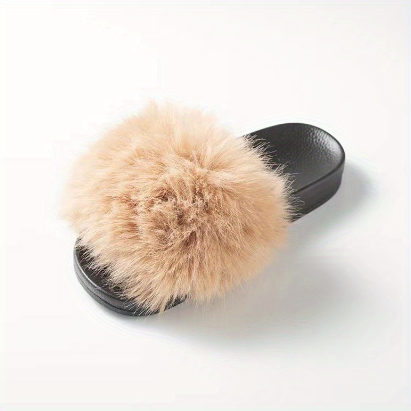 Faux fur slides hot sale uk