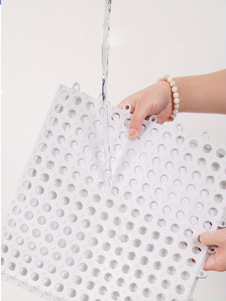 Diy Mesh Shower Room Toilet Floor Mat Household Bathroom Non - Temu