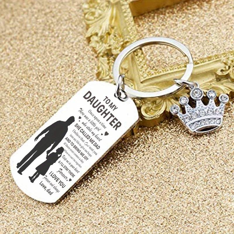 Dad Keychain Gifts From Daughter Fathers Day Gift For Dad From...