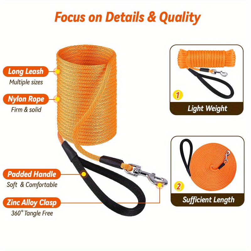 Nylon rope dog outlet tie out