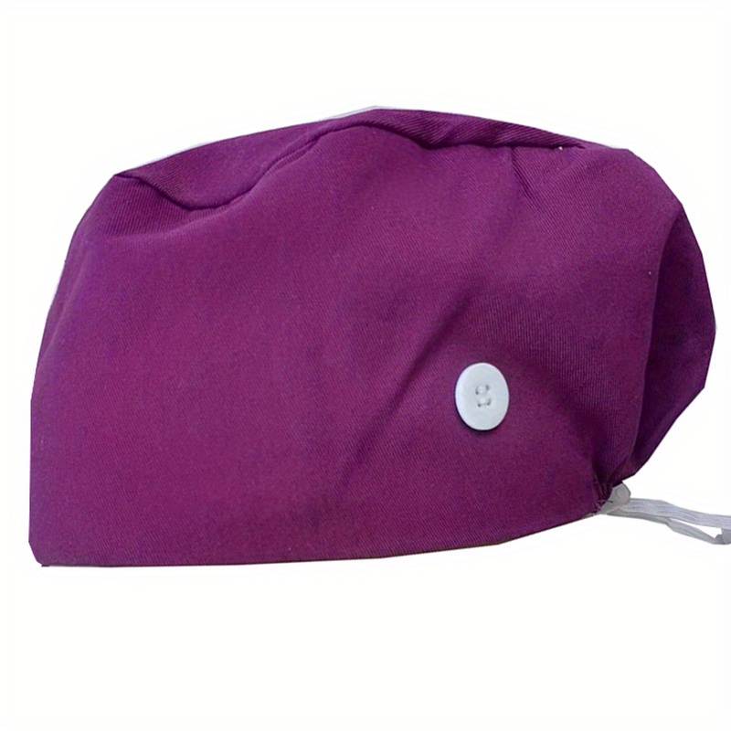 Scrub caps for men, scrub hats, surgical hat, nurse cap, solid purple