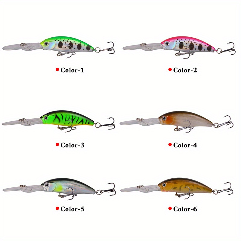 Deep Diving Minnow Bait Simulation Hard False Bait Effective - Temu ...