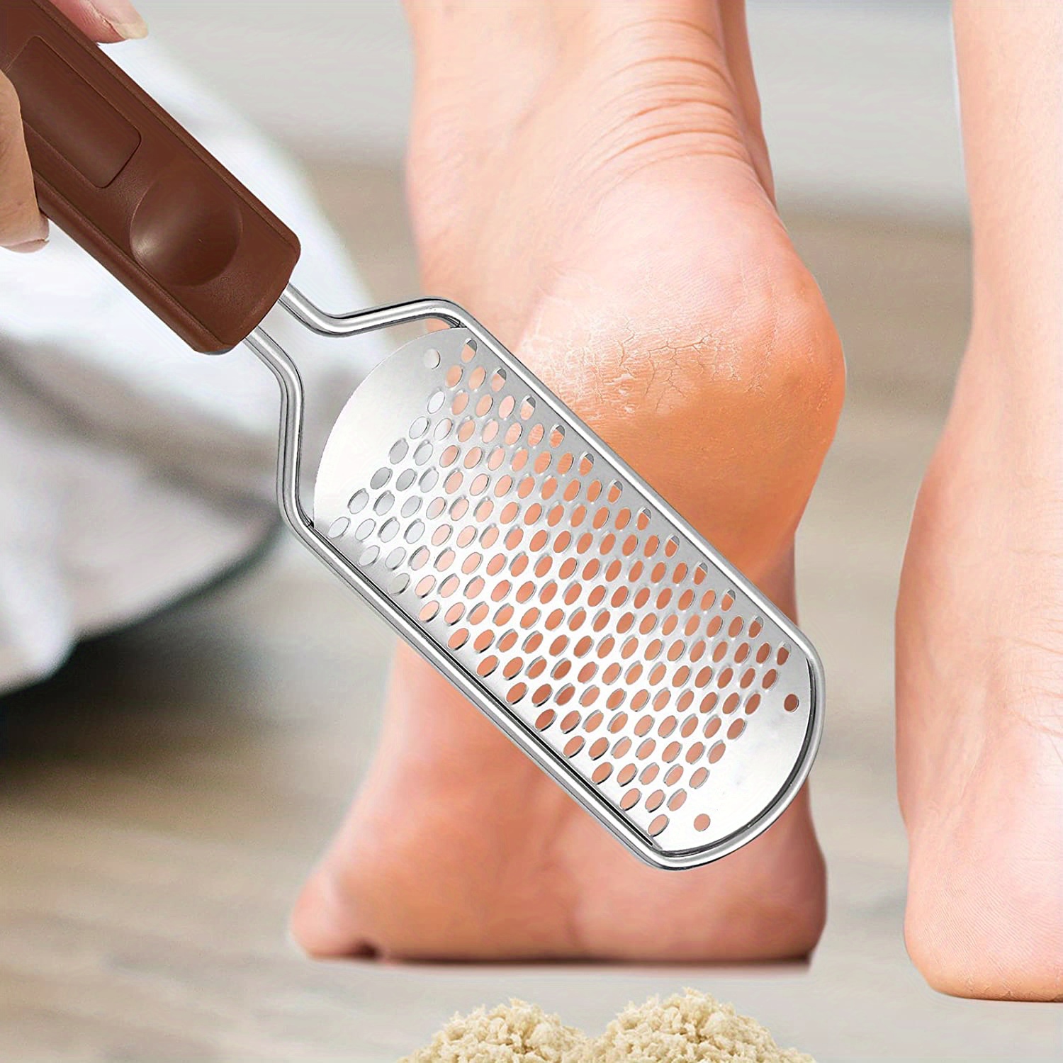 Foot Rasp Foot File and Foot Scrubber. Best Pedicure Tools Callus Remover  for Feet , Feet Scrubber Dead Skin& Foot Care Can be Used on Both Wet and