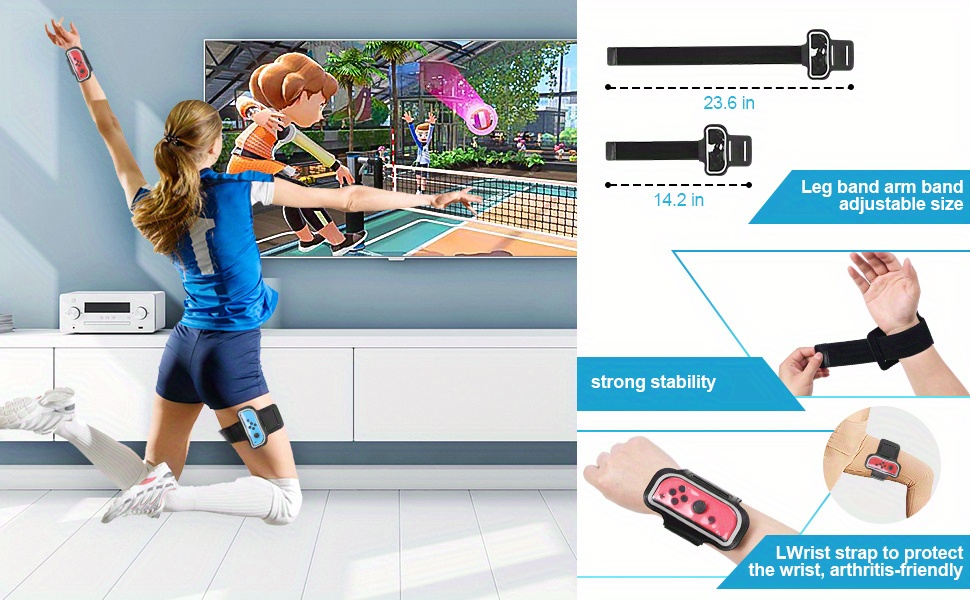 Accessoires de Sport Switch, 2023 Kit d'accessoire jeux Switch