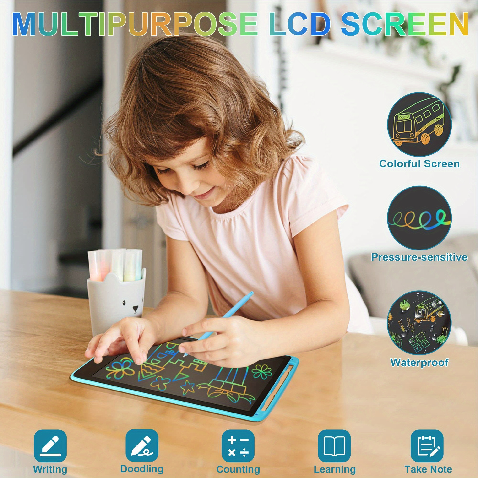 Operitacx 1 set di calendario elettronico digitale da disegno orologi da  tavolo per bambini tavoletta da disegno digitale meteo fluorescente tavolo  da