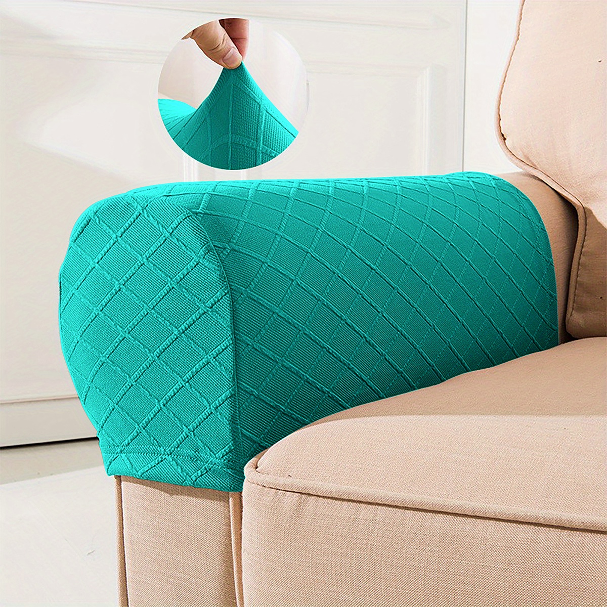 couch pads for sofa 2pcs Couch Pads for Sofa Anti-slip Sofa Armrest Covers  Furniture Protectors 