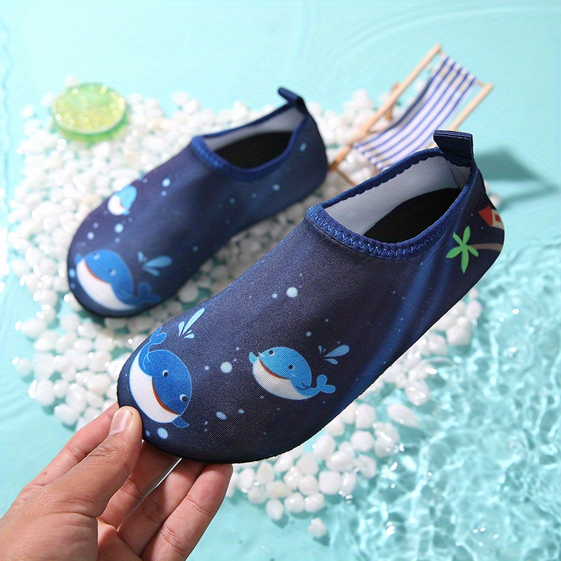 Boys Girls Cartoon Print Quick drying Non slip Water Shoes Temu