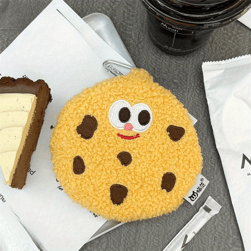 Cartoon Yellow Cookie/black Cookie/brown Cookie Hanging Neck Bag, Plush  Coin Purse Headphone Bag, Funny Cute Practical Crossbody Bag Gift, Girls  Female Small& Portable Crossbody Coin Bag Travel/tour/outgoing Gift Present  - Temu