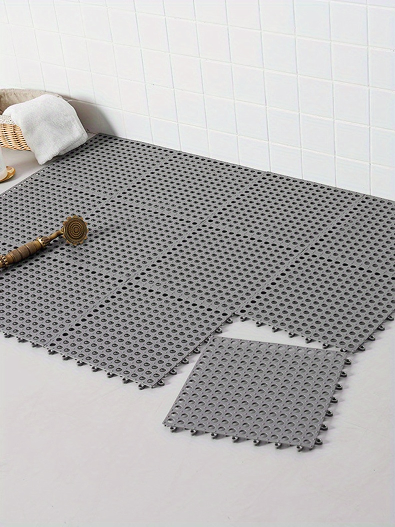 Diy Mesh Shower Room Toilet Floor Mat Household Bathroom Non - Temu