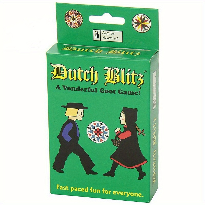 Dutch Blitz Le Jeu De Cartes Original Au Rythme Rapide Avec 160 Cartes, Rapide Et Facile À