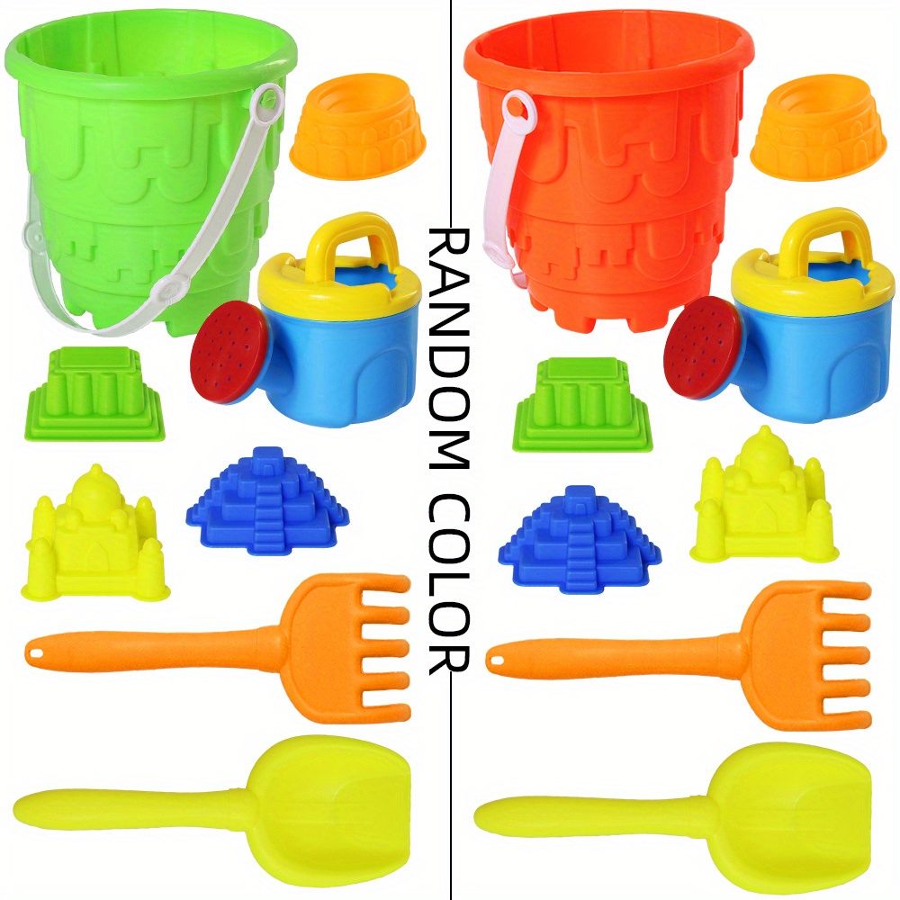 Children's Beach Toys Beach Toys, Including Sand Bucket, Rake, Shovel