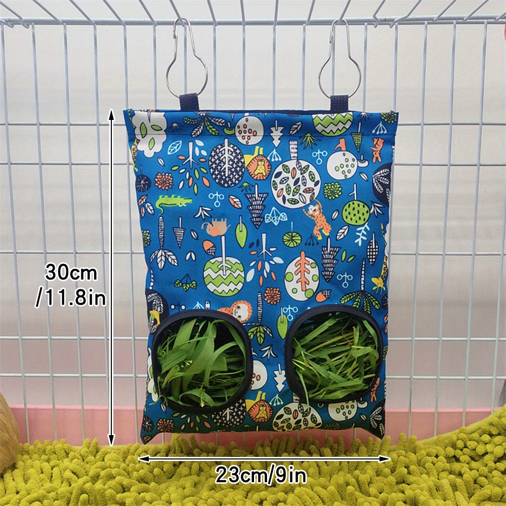 Cute Cartoon Rabbit Hay Feeder Bag Small Pets Convenient - Temu United ...